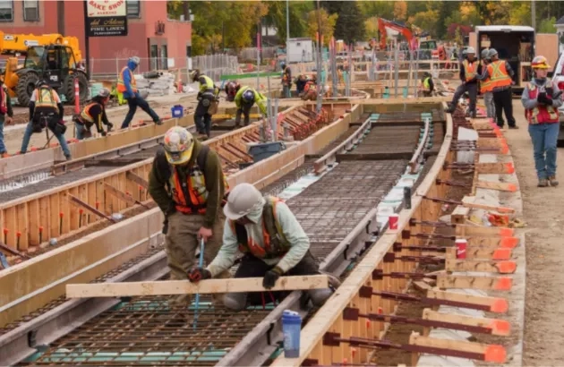 Edmonton valley line west LRT