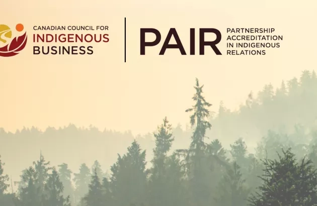 Canadian Council for Indigenous Businesses and PAIR program logos
