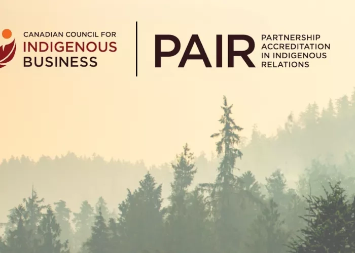 Canadian Council for Indigenous Businesses and PAIR program logos