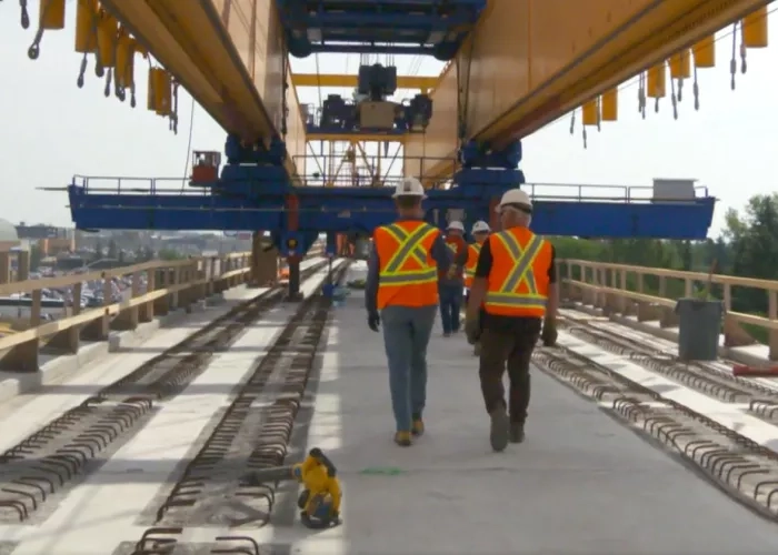 Edmonton Valley Line West LRT Crews Featured on CBC News