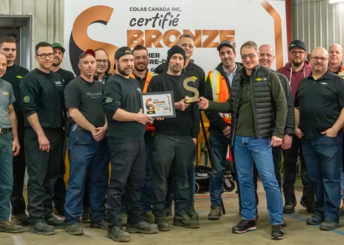 TWO COLAS QUÉBEC FACILITIES ACHIEVE 6S BRONZE CERTIFICATION