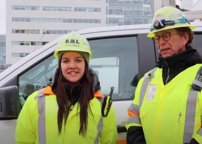 Portrait de Bernard et Maryan, signaleur et signaleuse chez Colas Québec