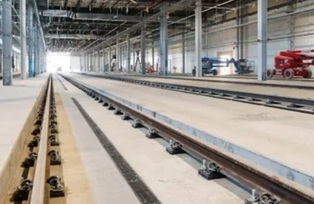 A look inside the Edmonton Valley Line West LRT train maintenance facility