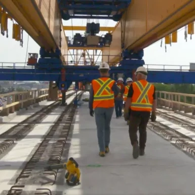 Edmonton Valley Line West LRT Crews Featured on CBC News